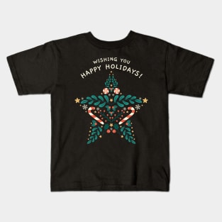 Wishing You, Happy Holidays ! Kids T-Shirt